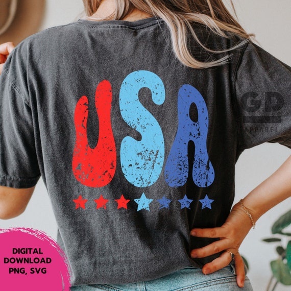 Retro USA png | Retro png Bundle, USA png, USA svg, Retro America png, America png, American png, 4th of July png, 4th of July svg, July 4th