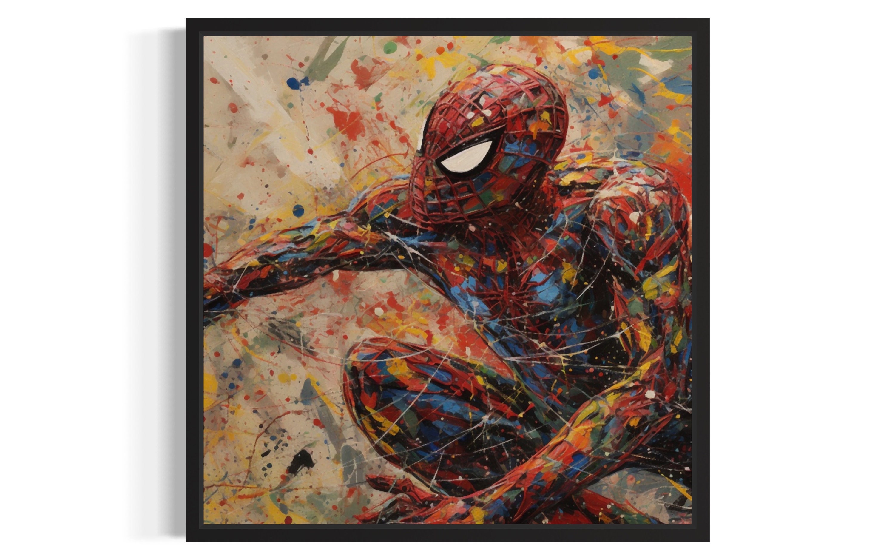 at Home Spiderman Canvas 16.0 x 1.3 x 16.0 Wall Art