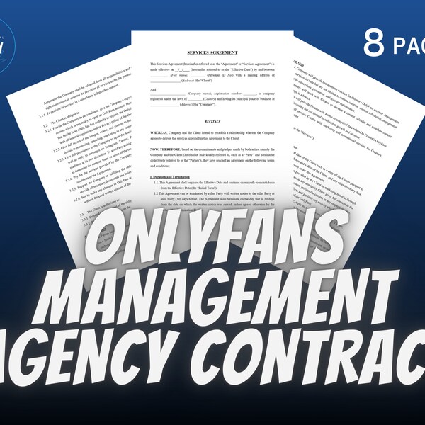 OnlyFans Management Agency Contract / Services Agreement