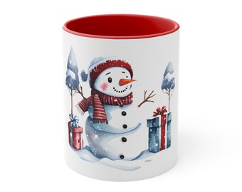 Seasonal Graphic Design Snowman Gift for Him Gift For Her