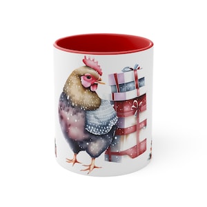 Saisonales Grafikdesign Winter Huhn Geschenk für ihn Geschenk für sie