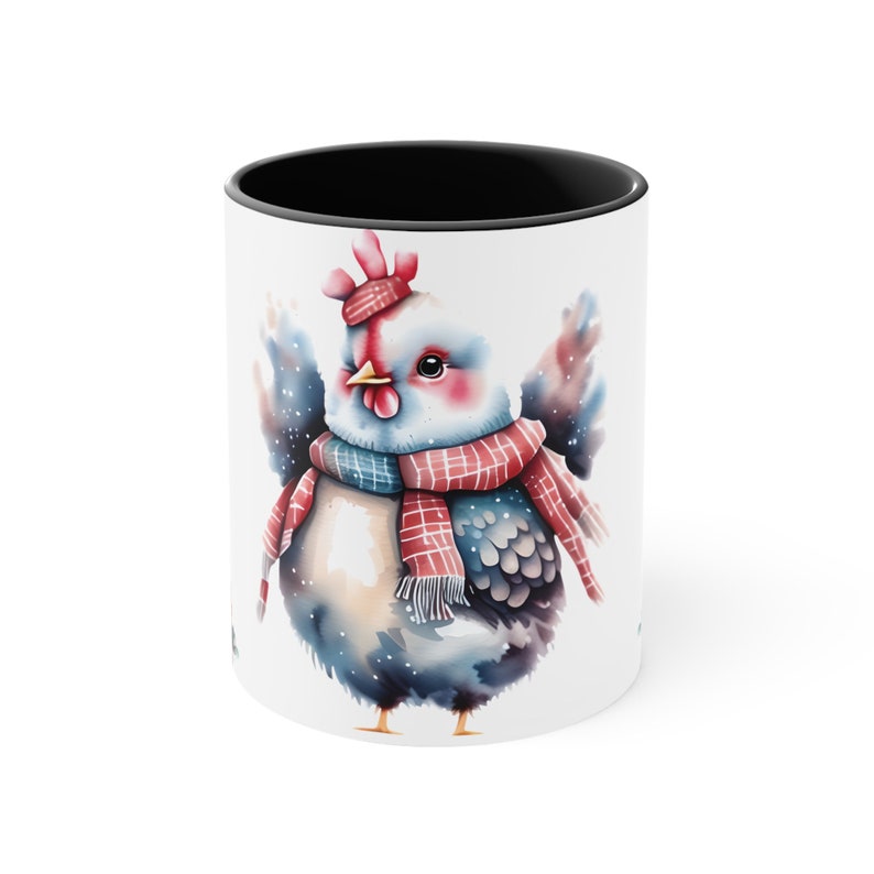 Seasonal Graphic Design Winter Chicken Gift for Him Gift For Her image 5