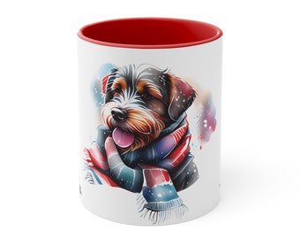 Seasonal Graphic Design Winter Dog Gift for Him Gift For Her