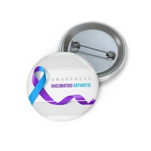 RA Awareness Pin Buttons