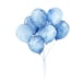 Balloons PNG, Blue Balloons Clip Art, Birthday Clipart, Baby Boy ...