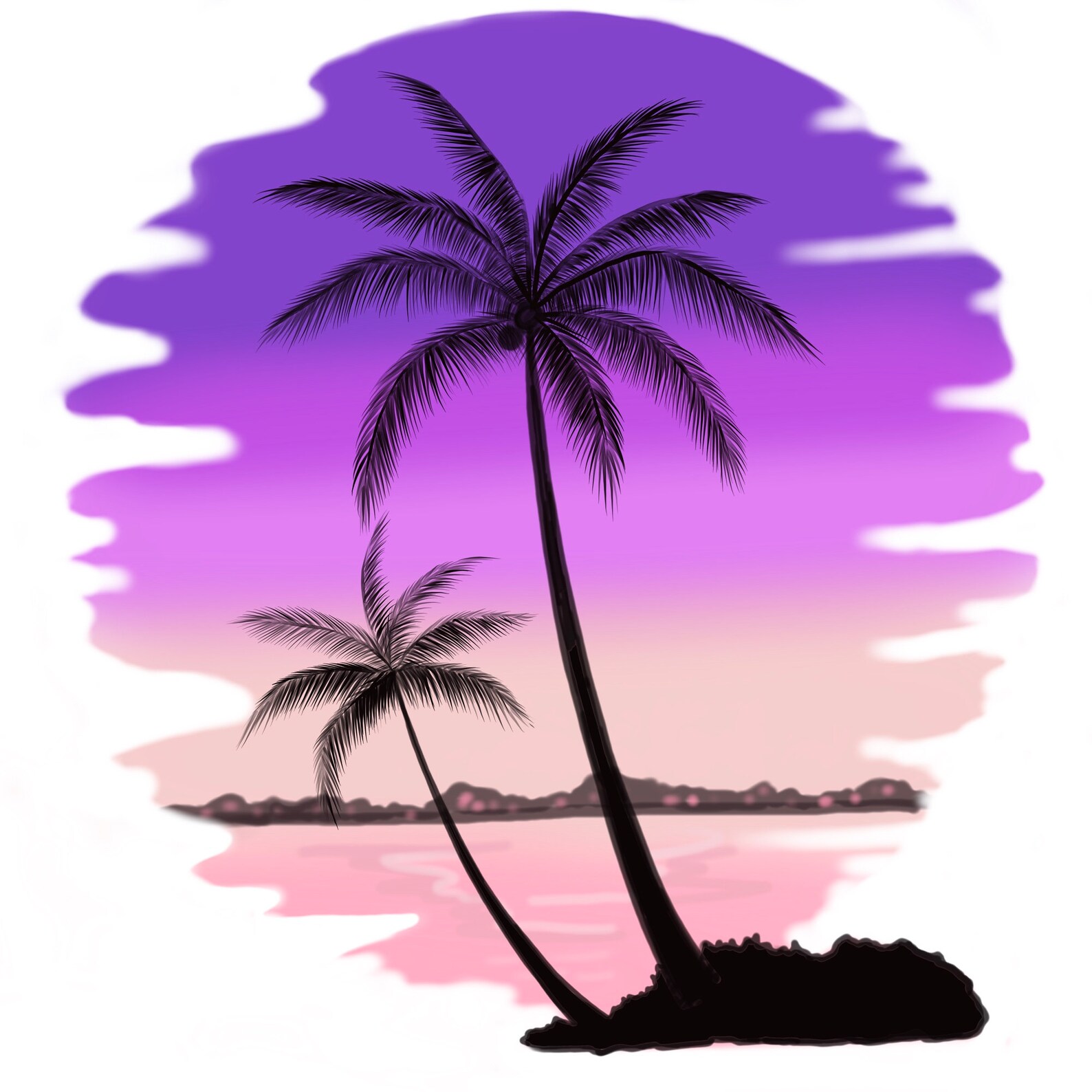 Palm Tree, Palm Tree PNG, Palm Tree Digital, Digital Download, Palm