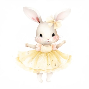 cute bunny clipart, watercolor bunny, baby shower clipart, cute bunny, bunny clipart, cute bunny PNG, boho bunny, bunnies clipart