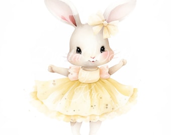 cute bunny clipart, watercolor bunny, baby shower clipart, cute bunny, bunny clipart, cute bunny PNG, boho bunny, bunnies clipart