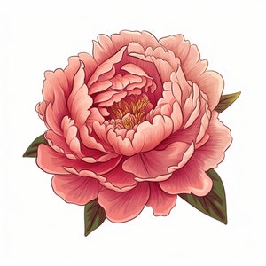 imágenes prediseñadas de acuarela, flores de acuarela, peonía acuarela, imágenes prediseñadas de peonía, peonía rosa, ramo de peonía, postal de peonía, peonía botánica