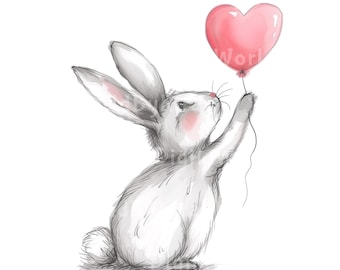 Conejito PNG - Ilustración de baby shower, imágenes prediseñadas de conejito, ilustración de niña, imágenes prediseñadas de conejitos - imágenes prediseñadas de animales de guardería