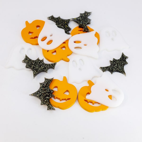 Halloween Reward Jar Tokens - Extra Tokens for Reward Jars - Halloween Pumpkins, Ghosts and Glitter Bats - Chore Tracker Tokens