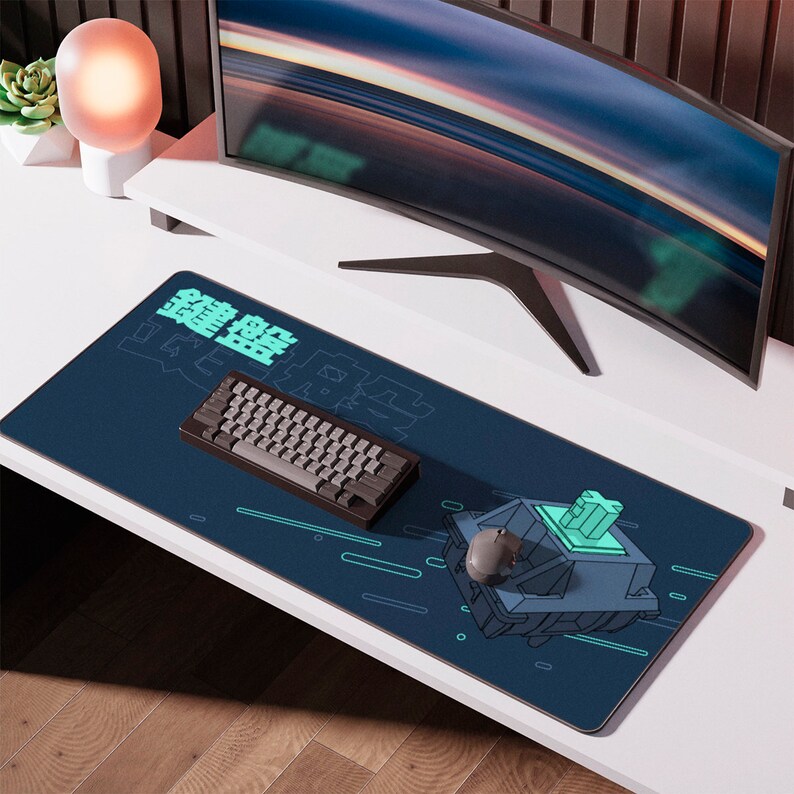 Keyboard Switch Gaming Mousepad, Mechanical Keyboard Mousepad, Keeb
