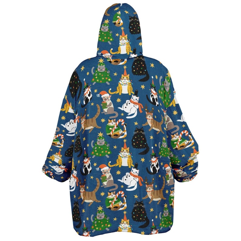 Christmas Hoodie Kawaii Hoodie Cat Hoodie Blanket Hoodie Aesthetic