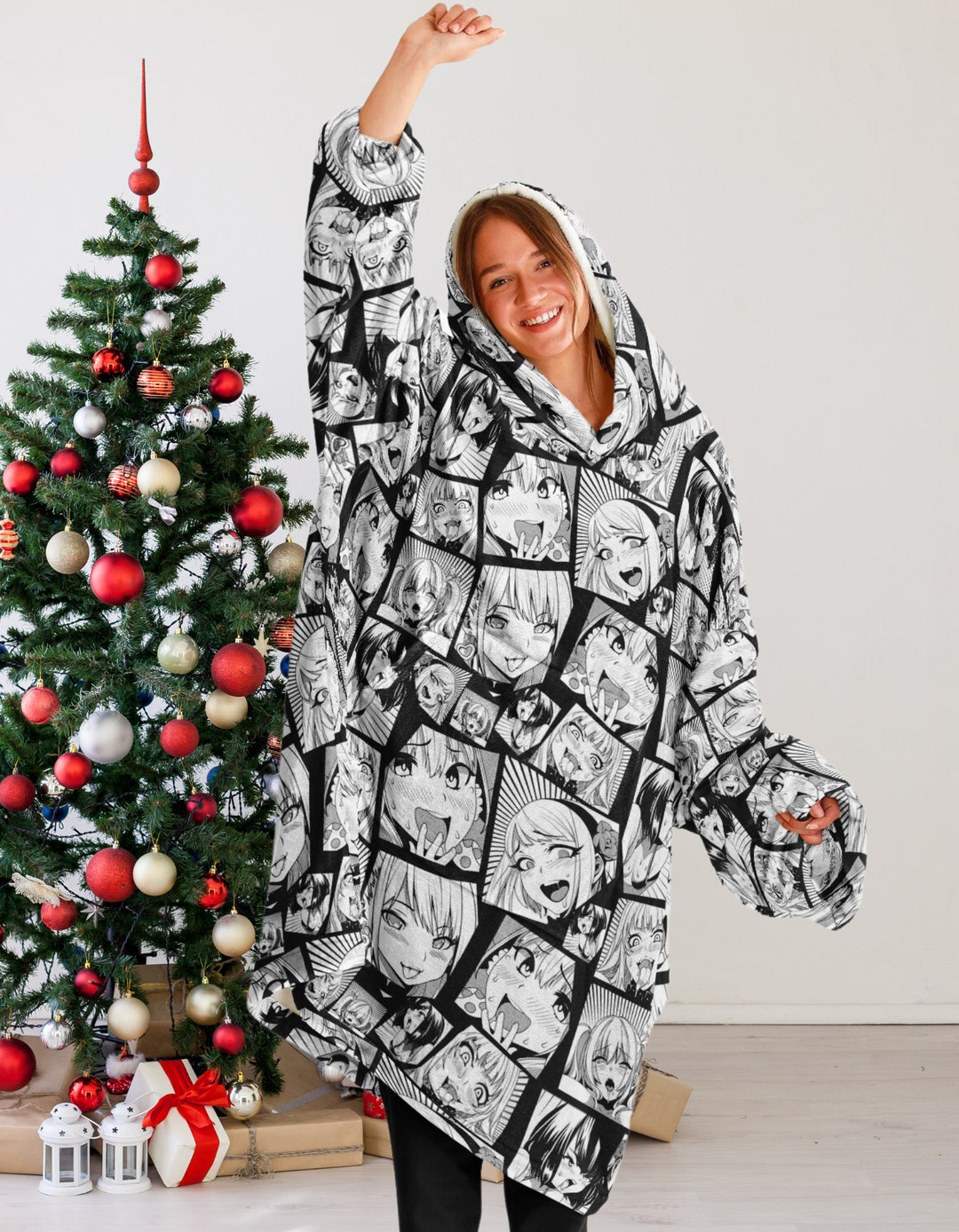Anime Hoodie Hentai Oversized Hoodie Snug Hoodie Hentai Hoodie Ahegao ...