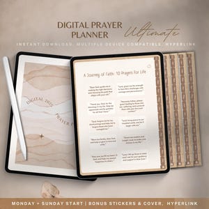 Prayer Journal Digital Faith and Reflection Journal Spiritual Growth Daily Devotion Tracker