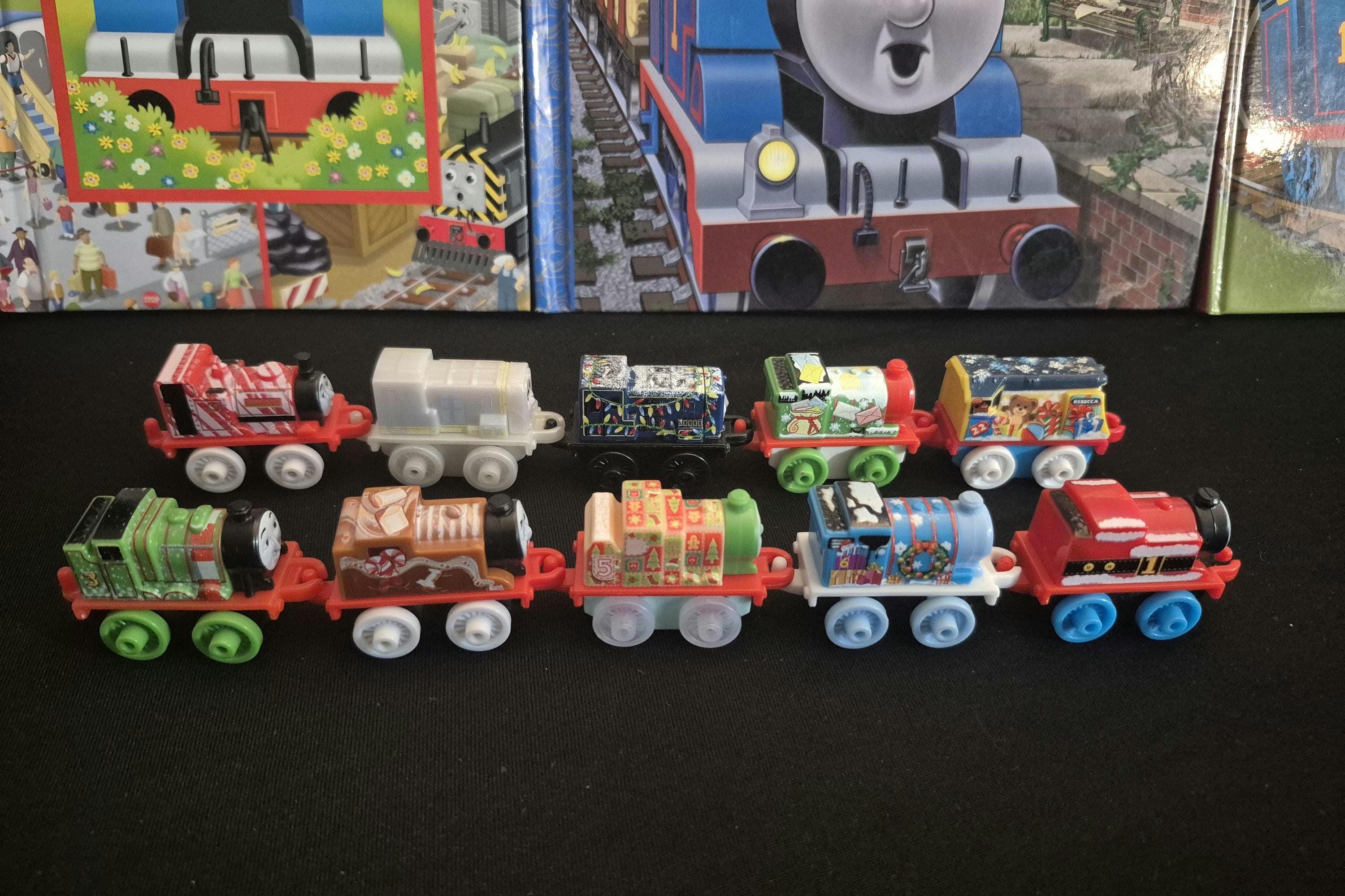 MINI Thomas Train Lot 10 CHRISTMAS Advent Winter Sweets Skarloey