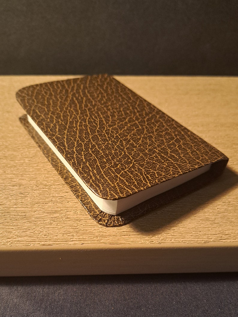 Gideons Brown 1985 Pocket Bible Psalms Proverbs New Testament Vintage