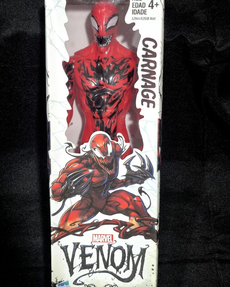 Marvel Carnage Venom Titan Hero Series NEW 12" Action Figure Spider-Man Villain image 1