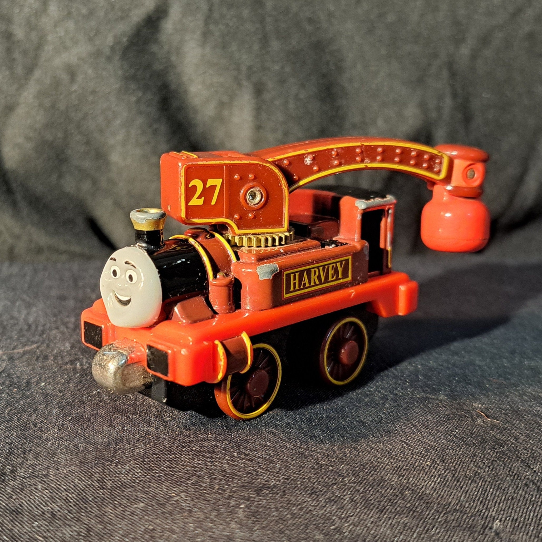 HELPFUL HARVEY Thomas Train Truck Crane Vintage Train Diecast - Main Image