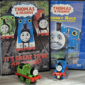 Thomas & Friends Take-N-Play Trains and DVD Lot Diecast Thomas Percy Cranky Bugs Great To Be An Engine Toby James Emily Gordon Topham Hatt