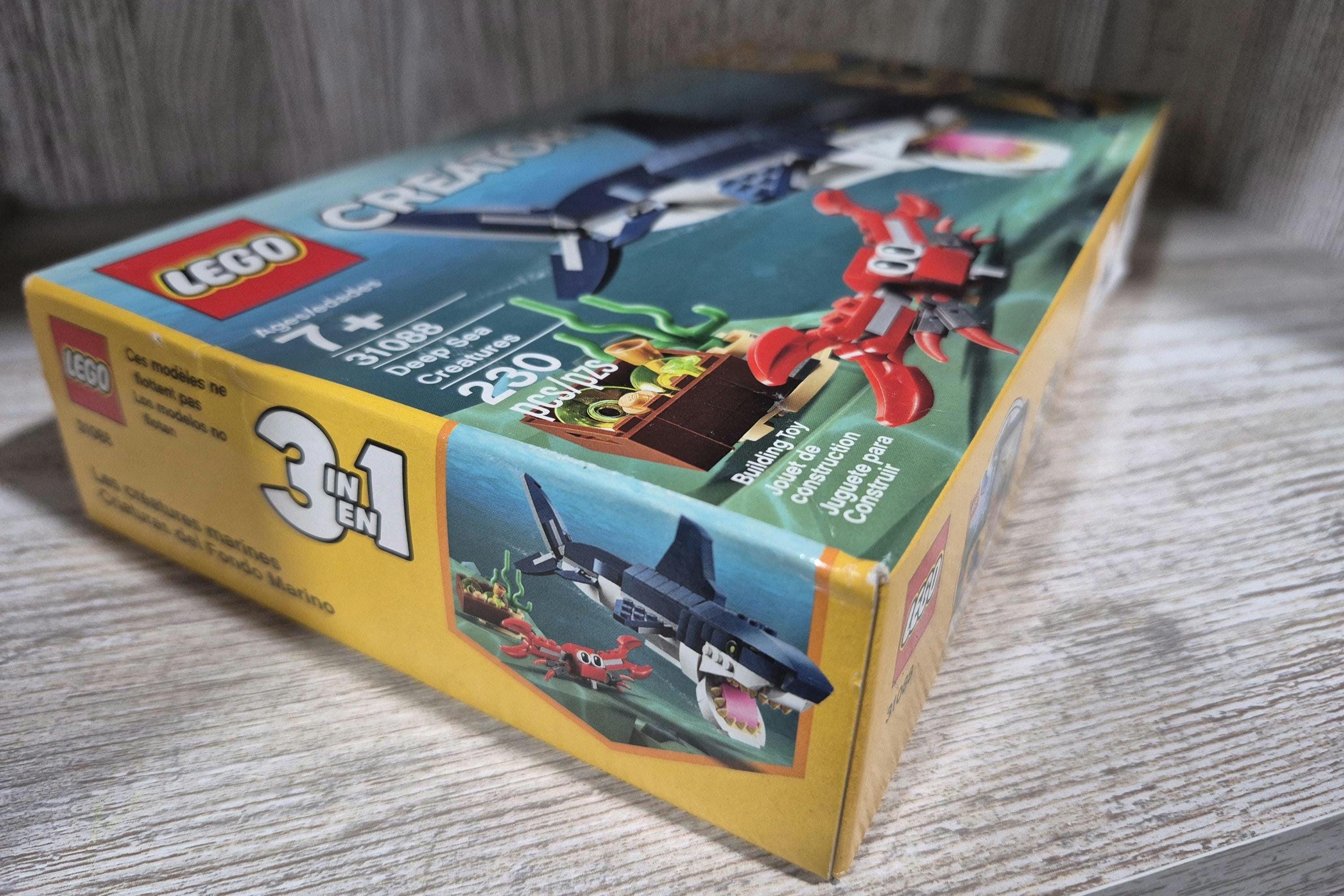 Angler Fish Lego 31088 Review New LEGO Creator In SHARK CRAB Squid