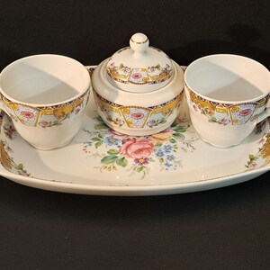 D&C FRANCE Hand Painted Plate Pink Roses Gold Gilted 8” | eBay