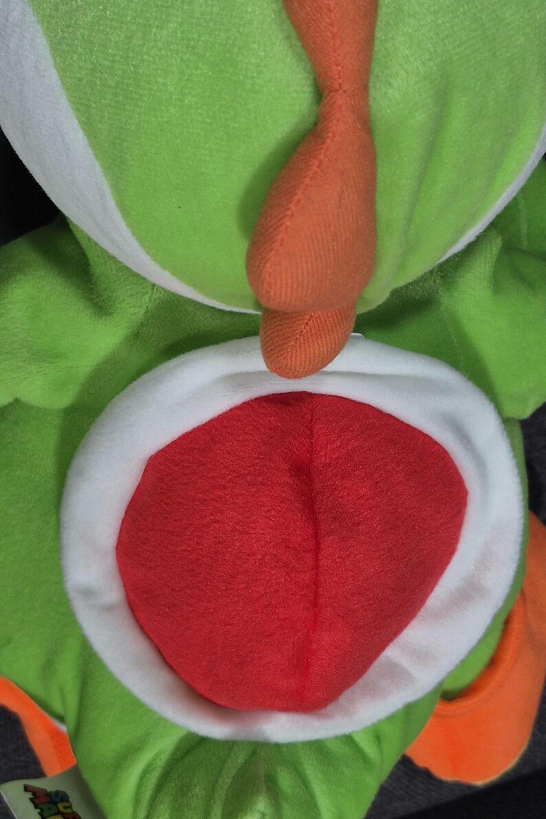 YOSHI Super Mario Bros Jumbo Plush 22” Large Stuffed Yoshi Official ...
