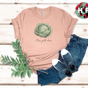 Mon petit chou T-shirt | French phrase shirt | Francophile | France lover | French teacher | trendy Fashion | my little cabbage