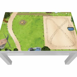 Adesivo paddock per tavolino Ikea Lack 90 x 55 - Lck09
