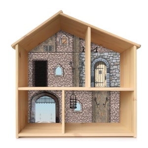 Vinilo del castillo de los caballeros para la casa de muñecas Ikea Flisat - Phf04