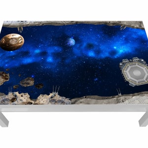 Adesivo Galaxy per tavolino Ikea Lack 118x78 - Lcg12