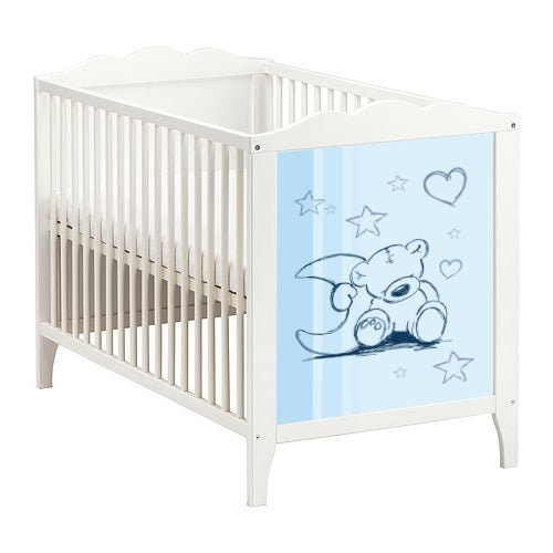 Teddy Furniture Sticker for Baby Bed Ikea Hensvik Bb01 India