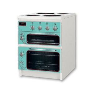 Adesivo turchese per stufa per bambini per la cassettiera Malm di Ikea - Nsd54