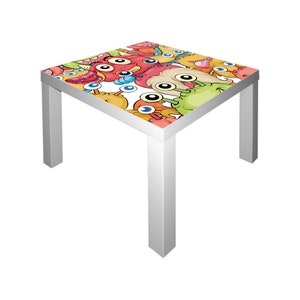 Piccoli mostri adesivi per tavolo Lack di Ikea - Im157
