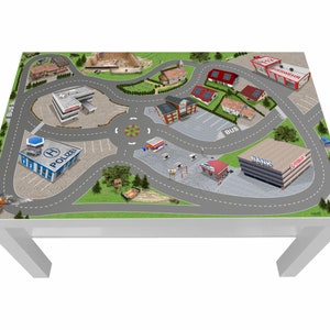 Adesivo Stadt City per tavolino Ikea Lack 90x55 - Lck05