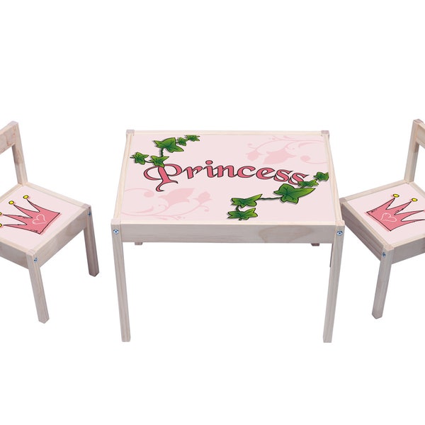 Möbelsticker Princess Kindersitzgruppe Ikea Lätt - Ka02