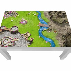 Adesivo Knight Fantasy per tavolino Ikea Lack 90 x 55 - Lck03