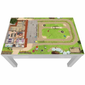 Decalcomania Ponyhof per tavolino Ikea Lack 90 x 55 - Lck18