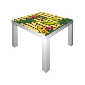Decalcomania mondo animale per tavolo Lack di Ikea - Im32