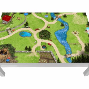 Adesivo foresta magica per tavolino Ikea Lack 118 x 78 - Lcg11