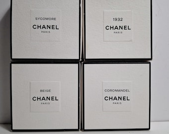 Chanel, The Exclusive Beige Miniature Eau de Parfum Bottles, 1932, Coromandel and Sycamore