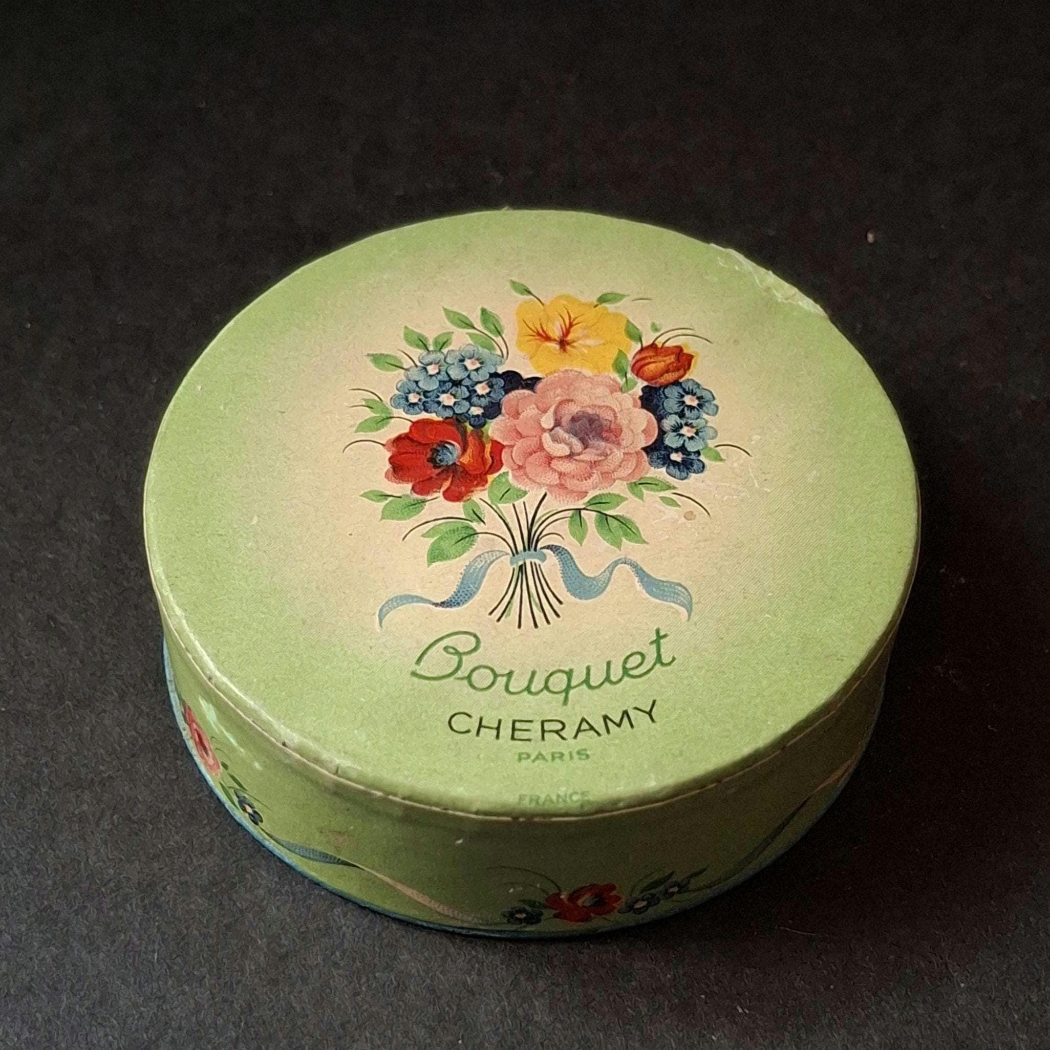 Plaque Publicitaire Métal Bombée 30x40cm – Poudre Chéramy Paris, Neuve