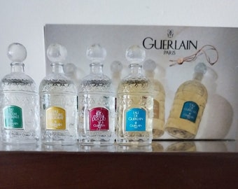 Guerlain box of four miniature Eau de colognes