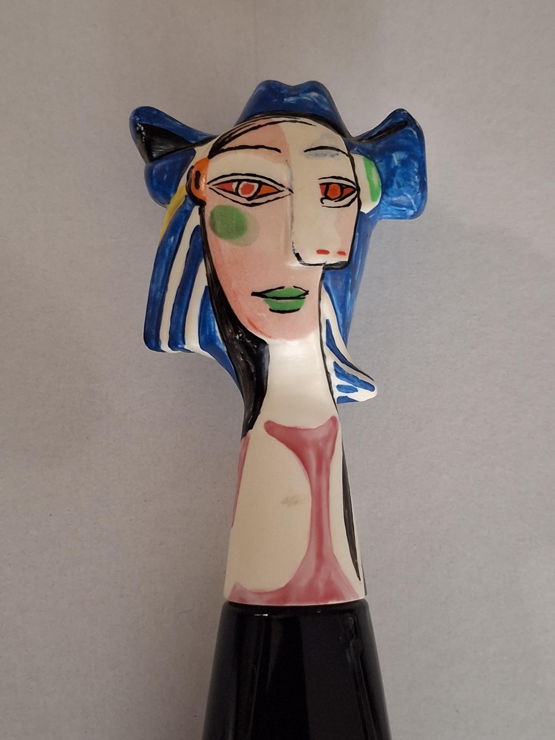 Marina Picasso, Blue Hat, Perfume Bottle Based on a 1939 Painting