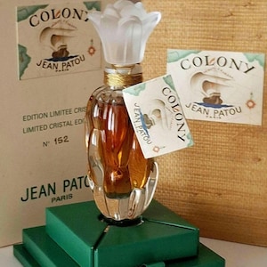 Jean Patou, Colony, frasco de perfume de edición limitada, reedición completa y sellada del famoso frasco de piña del París de los años 30.