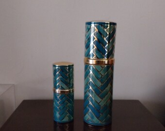 Guerlain batch of rare Parure spray cases (without perfume). Large model and small bag model.