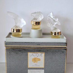 Cofanetto in miniatura di profumi, Lalique Les Mascottes, 2000 per uomo