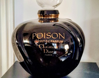 Vintage 80s Christian Dior Poison Perfume & Lotion Collection Full
