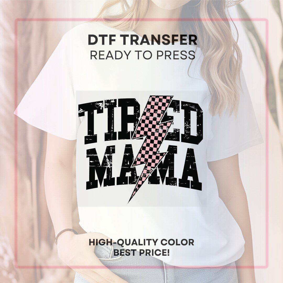 Checker Mama DTF Transfer | Ready to Press Heat Transfer - Etsy