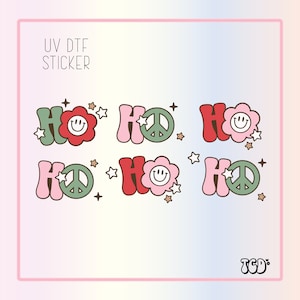 Ho Ho Ho Wrap | UV Dtf Cup Wrap | UV Dtf Sticker | Uv Dtf | Ready to Apply | UV Dtf | Christmas Uv Dtf | Ready to Ship | Uv Cup Wrap